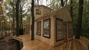 The finished treehouse.