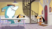 v.li.: Jabberjaw, Augie Doggie, Doggie Daddy