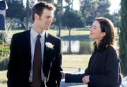 Peter Krause as Nate & Molly Parker as Rabbi Ari Peter Krause as Nate & Molly Parker as Rabbi Ari
