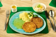 Leibgericht: Kohlrabi-'Schnitzel' mit Orangensauce, Kartoffelstampf und Orangen-Fenchel-Salat von Linda Köhler
