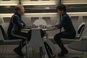 Pictured: Anthony Rapp as Lt. Paul Stamets and Blu del Barrio as Adira of the CBS All Access series STAR TREK: DISCOVERY.