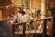 Die Crew der Bounty mit Alexander Schubert, Max Giermann, Antoine Monot, Holger Stockhaus und Komparsen.