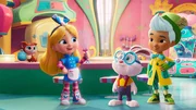 L-R: Alice, Fergie the White Rabbit, Hattie