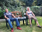 Martin(l.) und der BLONDE Jesus