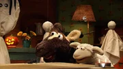 Wolle und Pferd gefällt neben den Gummi-Skeletts und Stoff-Gespenstern eine große Spinne besonders gut. Allerdings nur so lange, bis sie merken, dass die Spinne echt ist...