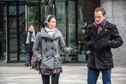 Sherlock (Jonny Lee Miller) tries to teach Joan (Lucy Liu) his deductive skills by sending her to a suspicious dry cleaning establishment, Sherlock (Jonny Lee Miller) tries to teach Joan (Lucy Liu) his deductive skills by sending her to a suspicious dry cleaning establishment,