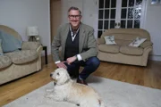Master Dog trainer Graeme Hall helps teach Willow not to go to war with household