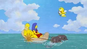 (v.l.n.r.) Homer; Marge; Maggie