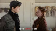 Ann Shirley-Cuthbert (Amybeth McNulty) und Gilbert Blythe (Lucas Zumann) Verwendung nur mit Logos und in Verbindung mit der Programmkommunikation. Jede andere Nutzung ist streng untersagt.  Originalbezeichnung: Anne_103_D8_SG_0052.jpg