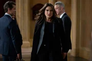 LAW & ORDER -- ìPlay with Fire Pt. 1" Episode 24019 -- Pictured: (l-r) Hugh Dancy as A.D.A. Nolan Price, Mariska Hargitay as Capt. Olivia Benson, Peter Scanavino as A.D.A Dominick "Sonny" Carisi Jr.