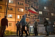 1991 marschieren Rechtsextreme in Hoyerswerda auf.