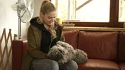 Hundetrainerin Conny Sporrer mit Flaffy.