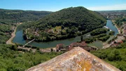 Die Schleife des Doubs in Besançon.