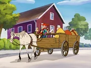 Pippi Langstrumpf - Die Zeichentrickserie, Pippi und die alten Leute. Als Pippi ihre Freunde im Altersheim besucht, erfährt sie, dass sie das alte Heim verlassen müssen, um in einem neuen, hässlichen Betonklotz umzuziehen. Da sie dies nicht wollen, quartiert Pippi sie kurzerhand in der Villa Kunterbunt ein.