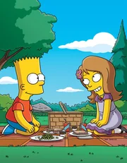 Die ausgesprochen brave und wohlerzogene Jenny (r.) hat Bart (l.) so stark den Kopf verdreht, dass der nun versucht, seine bösartige Vergangenheit zu vertuschen ...