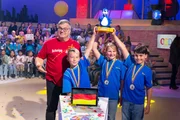 Das blaue Team aus Alzey/Deutschland konnte den heutigen Quiztag für sich entscheiden.