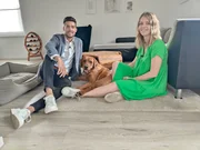 Daniel und Mandy mit Labrador Gustav