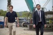Thomas (Ioan Gruffudd, l.) und Max (Grégory Fitoussi, r.) stehen unter Druck. Sie befürchten, dass ihr vor 25 Jahren verübtes Verbrechen doch noch auffliegt.
