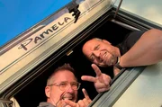 Camping-Check by Lukas Lowack. Friso Richter (r.) und sein Kameramann Lukas Lowack (l.).