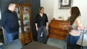 Jasmin und Dennis mit Expertin Ellen Marques (r.)