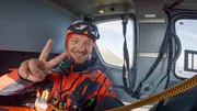 Christian Aicher, Bergretter der Bergwacht Ramsau, bei einem Einsatz nach erfolgreicher Rettung.