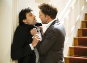 Wege zum Glück Kapitel 436 Staffel 1, Episode 436 Ben greift Max an und will von ihm wissen, warum er Ninas Handy hat: Jost Pieper als Max, Hubertus Grimm als Ben