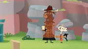 Sherlock Yack und Hermione rekapitulieren ihre Ermittlungen.