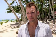 Kapitän Philipp am Strand.