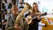 Barbara (l.) und Katharina