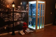 Phone booth tank.
