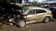 Familie Stephanie und James Laurati hatten einen schweren Autounfall mit einem Geisterfahrer.