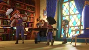 Käpt'n Raubein ist die Lehrerin der Sardinen. Dazu gehören Alexander, Zoe und Finn.