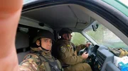 Das Evakuierungsteam "White Angel" im Einsatz.