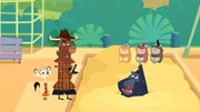 Wer hat den Gorilla im Sandkasten eingebuddelt?
