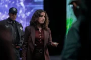LAW & ORDER: ORGANIZED CRIME -- "Beautiful Disaster" Episode 507 -- Pictured: Olivia Thirlby as Det. Frances Tanner -- (Photo by: Zach Dilgard/PEACOCK)