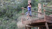 Hannah during rope challenge