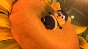Heini Hummel ist erschrocken, wer redet da mit ihm? Er kann es nicht fassen, Gloria Glühwürmchen, die eigentlich gar nicht sprechen kann, tut es plötzlich!
