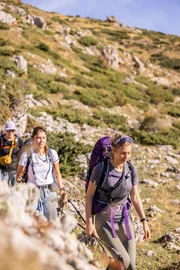Oft sind die Pfade schwer erkennbar, teilweise ist das Gel&auml;nde komplett weglos.