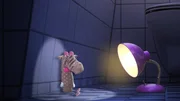 Es ist dunkel und die kleine Lampe hört ein leises Stimmchen. Im Bad findet sie ein einsames Söckchen, das sich beim Versteckspiel so gut versteckt hatte, dass es nicht gefunden wurde. Wo mag nur das andere Söckchen sein?