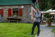 Marcus Fahn vor dem Seehaus in Tröstau.