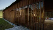 Das Haus des Architekten Bernardo Bader, ein typisches Bregenzerwald Haus im modernen Stil.