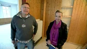 Eva Brenner und Bauleiter Wolfgang.