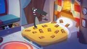 Damit er nicht wieder einschläft, präpariert Wolf sein Bett.