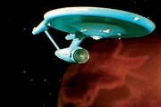 U.S.S Enterprise in space