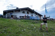 Marcus Fahn auf der Gori Alm.