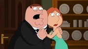 Um sie herum ereignen sich plötzlich mysteriöse Todesfälle. Sind Peter (l.) und Lois (r.) noch sicher?; Um sie herum ereignen sich plötzlich mysteriöse Todesfälle. Sind Peter (l.) und Lois (r.) noch sicher?