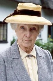 ONE MISS MARPLE, "Das Schicksal in Person - Teil 1", am Mittwoch (08.05.24) um 20:15 Uhr. Miss Marple (Joan Hickson)  Kann auch für Folge 8 (am 08.05.2024 um 21:05 Uhr) verwendet werden.