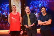 (v.l.n.r.) Daniel Donskoy; Matthias Opdenhövel; Max Giesinger