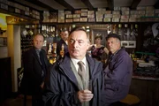 L-R: David Orchard (Adrian Rawlins), Matt Rowntree (Lee Boardman), Bernard Flack (Ron Cook), Nikki Rowntree (Kacey Ainsworth), Frank Bertram (Edward Clayton).