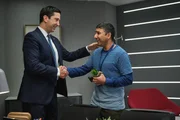 L-R: Jerry Bernstein (David Schwimmer) und Joseph Harries (Nick Mohammed)